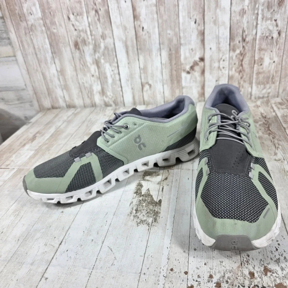 On Running Cloud 2.0 Mens 13 Aloe Shadow Green Grey Sneakers 79.98228